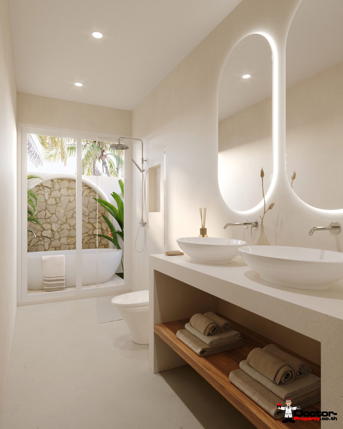 Tropical 2-3 Bedroom Pool Villa in Ban Tai, Koh Samui – For Sale